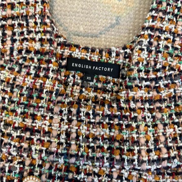 English Factory Tweed Mini Dress - Picture 2 of 3